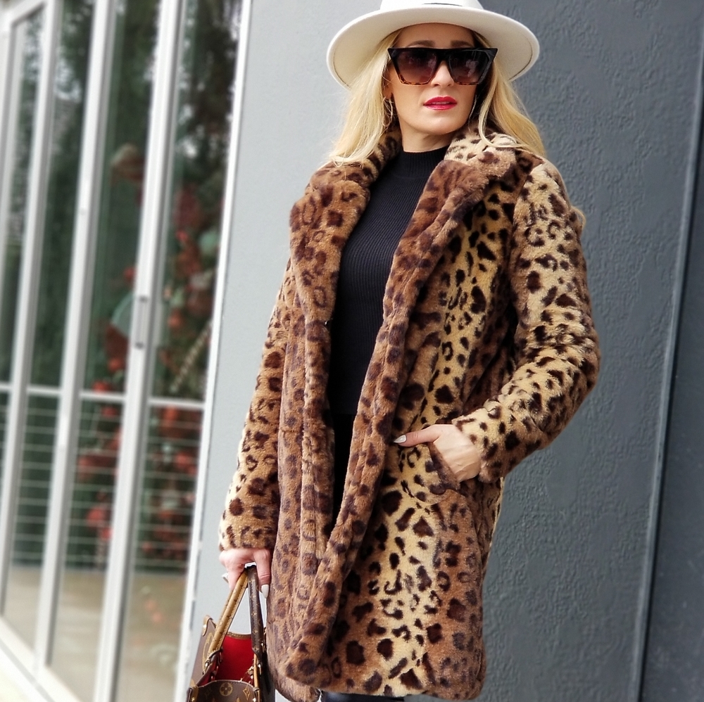 Leopard Print Coat - image 2